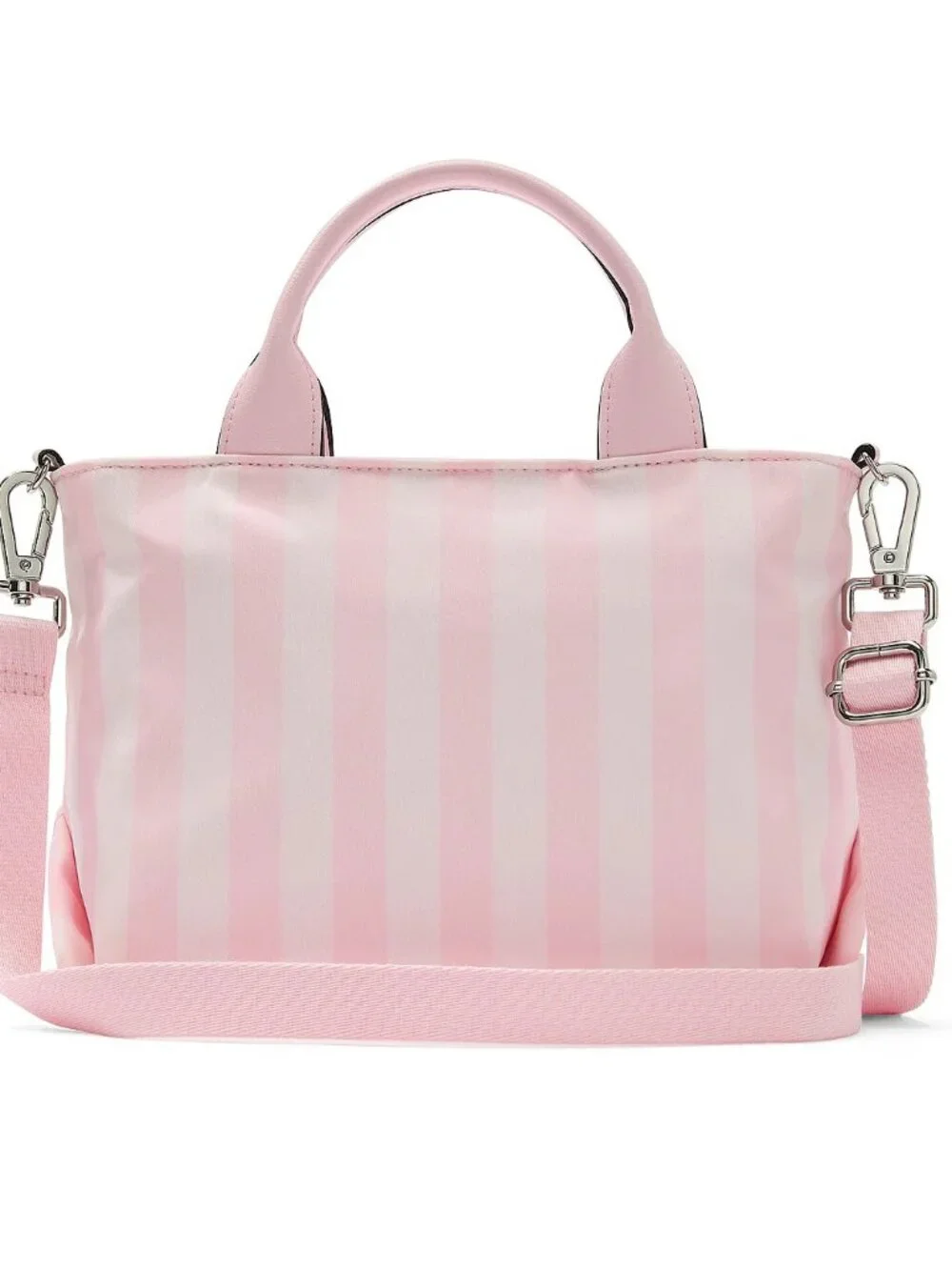 Victoria's Secret Mini Crossbody Tote Bag, Heritage Stripe - NWT